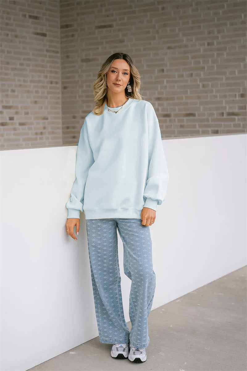 Comfortable sweat set for women and loose pants Chic und Stil