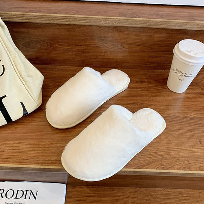 Dames Chaussons en peluche en matériau doux Chic und Stil