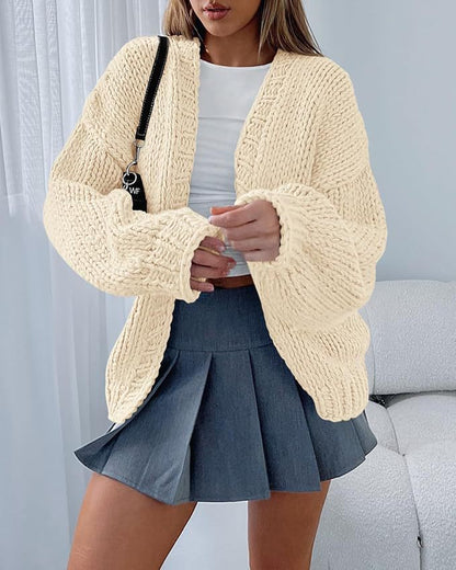 Ladies Oversized Knit Pullover Cozy Chic and Style
