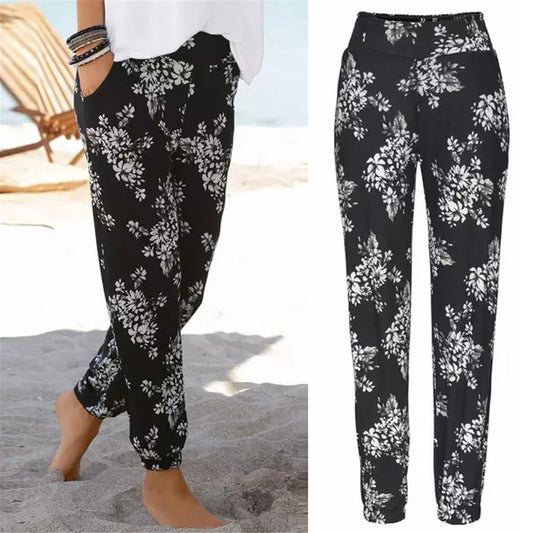 Pantalons de loisirs imprimés Chic und Stil pour femmes