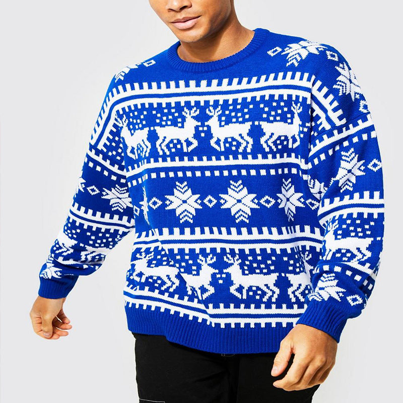 Funny Christmas sweatshirt for men with exclusive Chic und Stil pattern