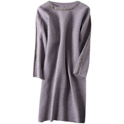 Robe pull décontractée élégante pour femmes Chic und Stil