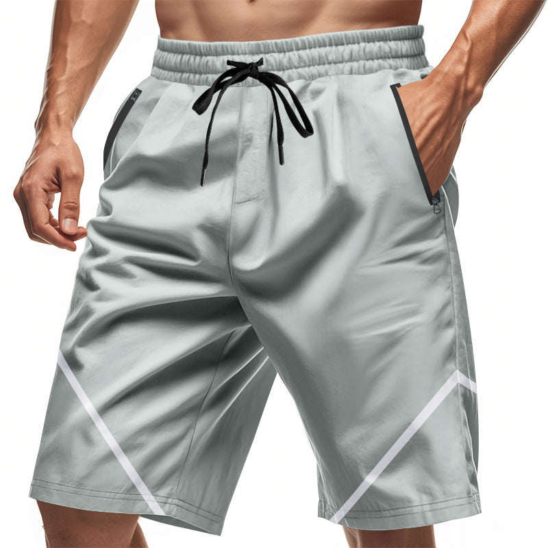 Shorts d'entraînement sportifs pour hommes avec des poches zippées pratiques et un matériau respirant Chic und Stil