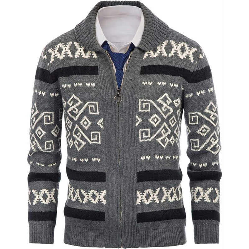 Dames cardigan avec motif moderne Chic und Stil