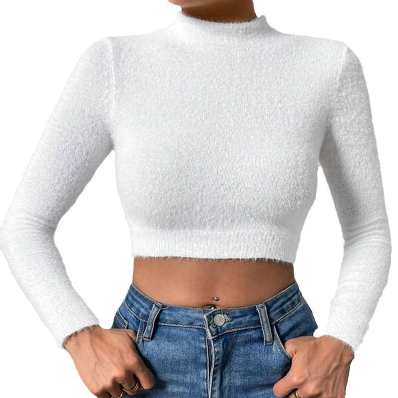 Dames Pull à manches courtes Chic und Stil
