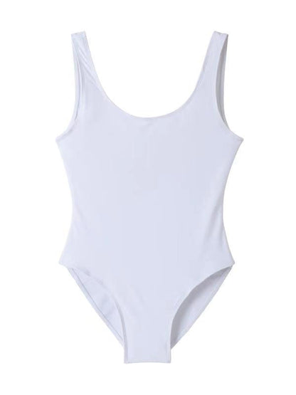 Maillot de bain une pièce classique à dos haut Chic und Stil pour femmes