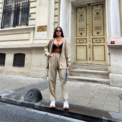 Dames décontracté Cardigan surdimensionné avec boutons Chic und Stil