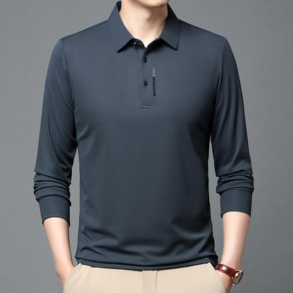 Chemise polo à manches longues pour hommes, tendance, avec propriétés respirantes Chic und Stil