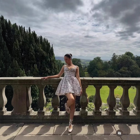 Robe d'été florale pour dames Chic und Stil