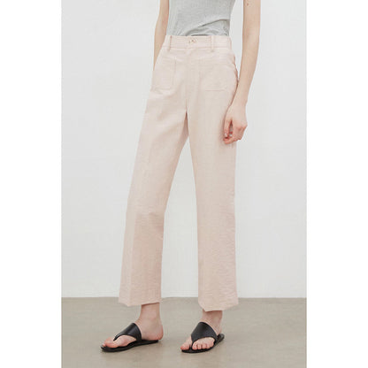 Pantalons larges plissés taille haute pour femmes Chic und Stil 1750846496