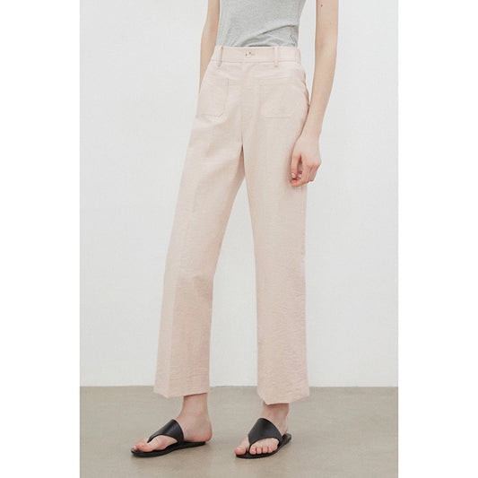 Pantalons larges plissés taille haute pour femmes Chic und Stil 1750846496