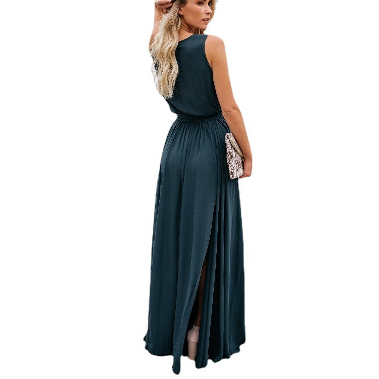 Dames Élégante Robe Maxi Chic und Stil