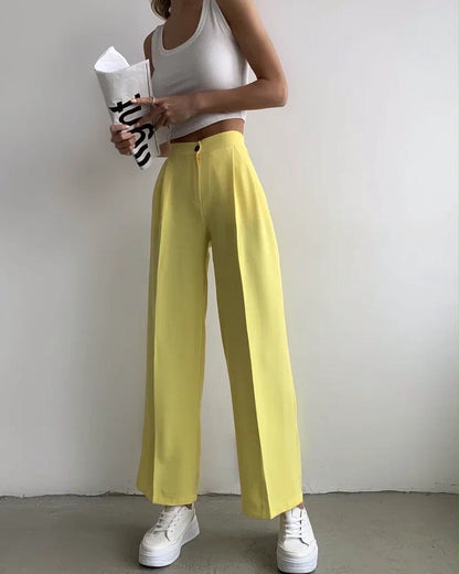 Wide Palazzo Pants for Women with an Elastic Waist and Convenient Pockets Chic and Style