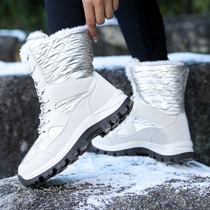 Bottes d'hiver pour femmes avec doublure isolante et semelle antidérapante Chic und Stil