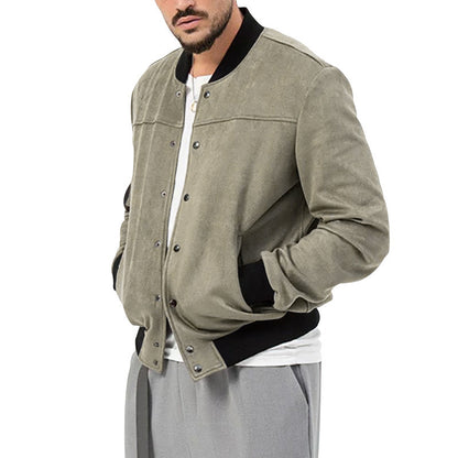 Veste bomber tendance pour hommes avec des détails élégants et des poches pratiques Chic und Stil