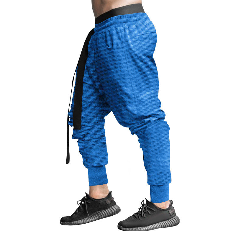 Men's casual harem pants with elastic waistband and side pockets Chic and style