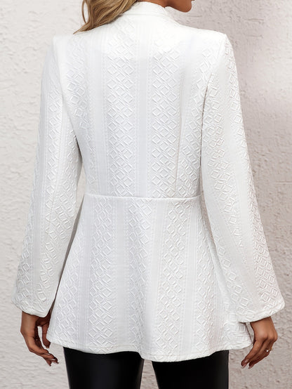 Dames Blazer en tricot élégant avec motif fin Chic und Stil