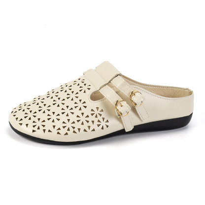 Sandales confortables pour femmes à brides avec une structure en matériau supérieur respirant Chic und Stil