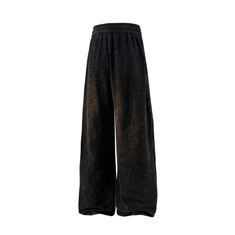 Fashion pants for women with a wide cut and elastic waistband Chic and Style