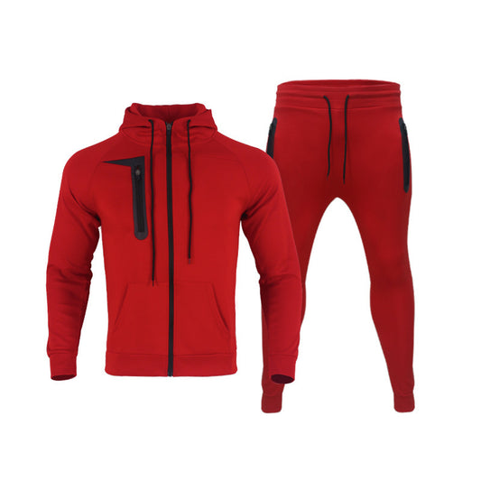 Veste de sport pour hommes avec matériau fonctionnel respirant et poches zippées pratiques Chic und Stil