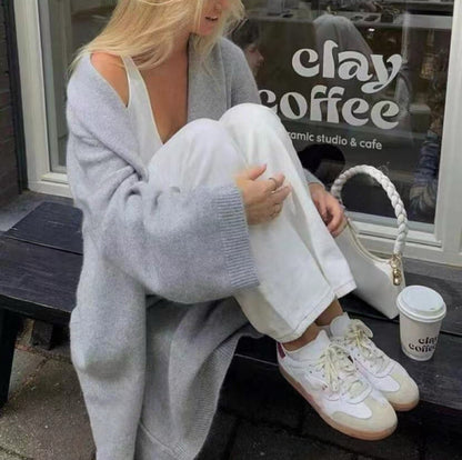 Dames décontracté oversize cardigan Chic und Stil