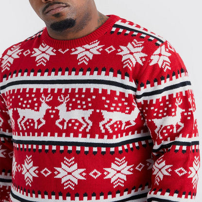 Funny Christmas sweatshirt for men with exclusive Chic und Stil pattern