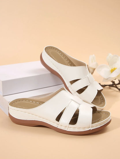 Chaussons confortables pour dames avec semelle ergonomique et bandes tendance Chic und Stil