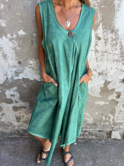 Robes tuniques d'été décontractées fluides Chic und Stil
