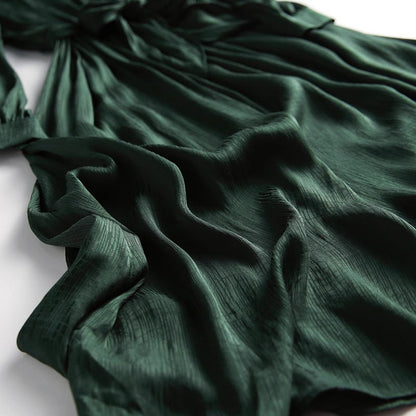 Robe Midi Élégante pour Femmes avec Taille Cintrée Chic und Stil
