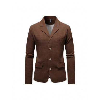 Blazer élégant pour hommes avec un design texturé et des poches pratiques Chic und Stil