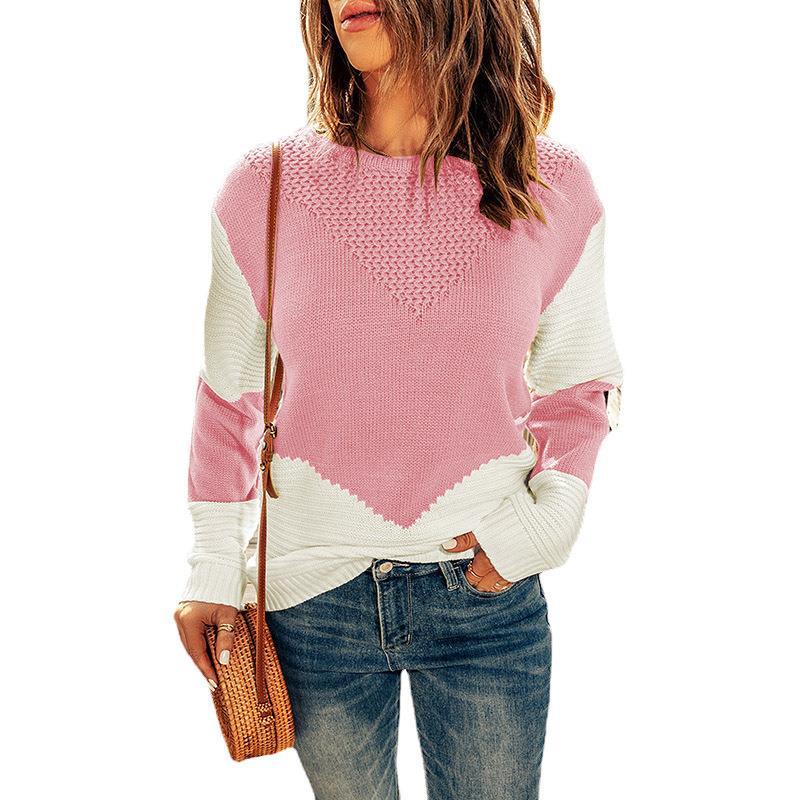 Pull femme avec des motifs géométriques Chic und Stil