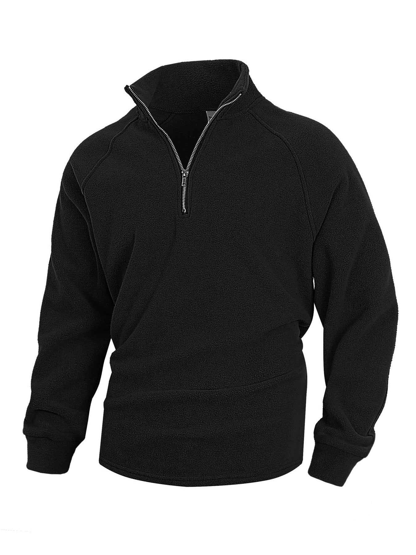 Men's fleece pullover with half-zip Chic und Stil