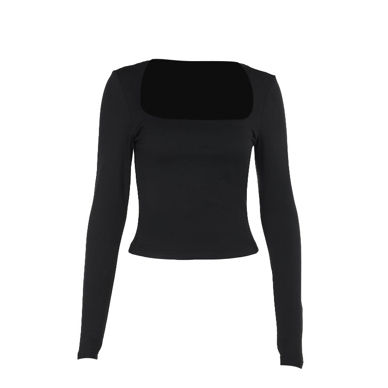 Dames Haut à manches longues carré léger Chic und Stil