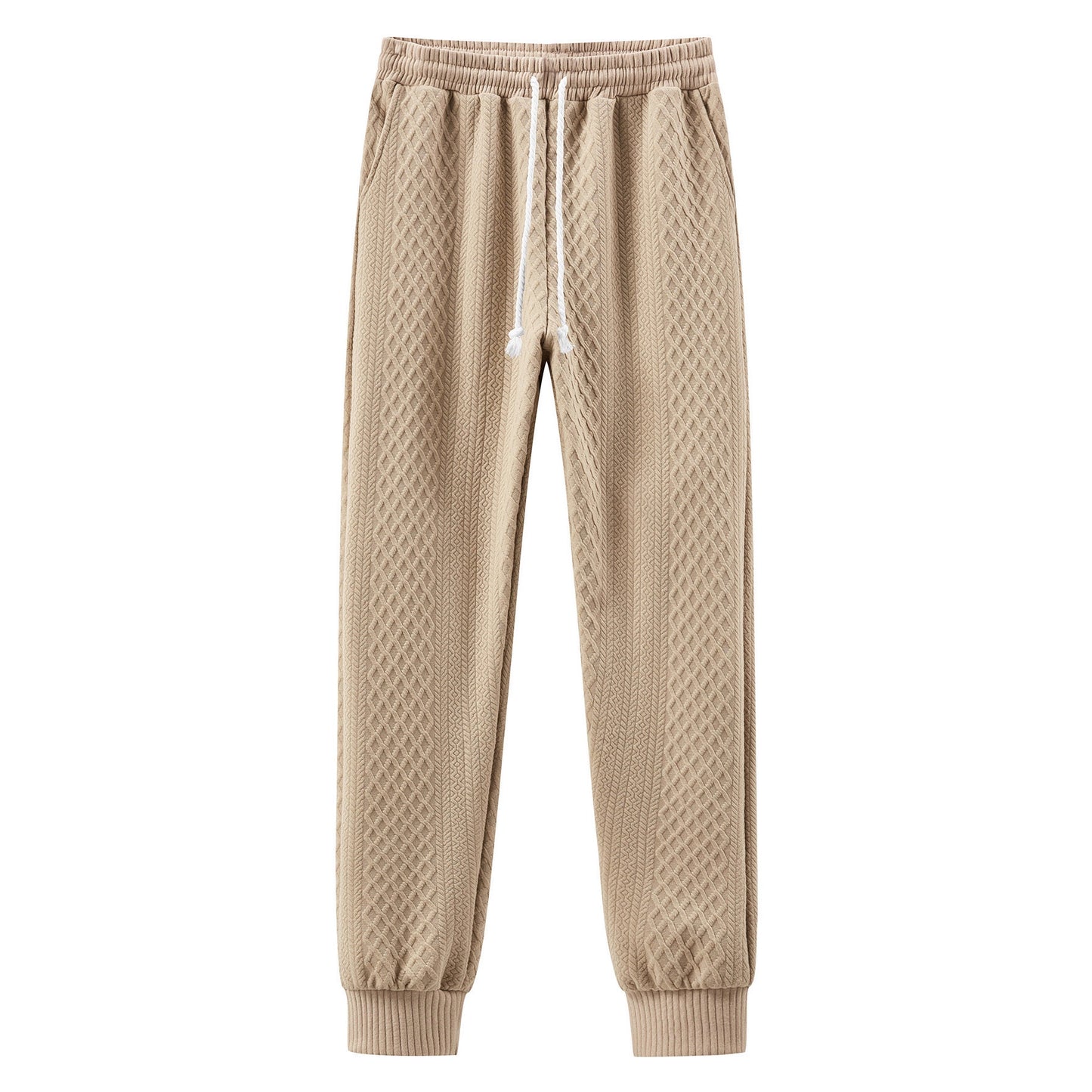 Comfortable sweatpants for men with an innovative structured design and an adjustable waist Chic and Style