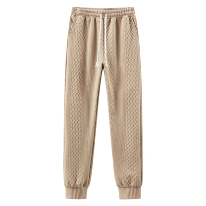 Comfortable sweatpants for men with an innovative structured design and an adjustable waist Chic and Style