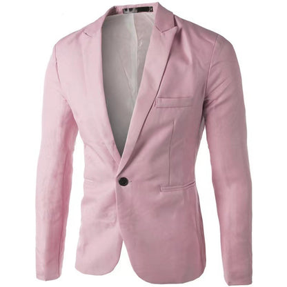 Blazer élégant pour hommes avec coupe slim et accents fins Chic und Stil