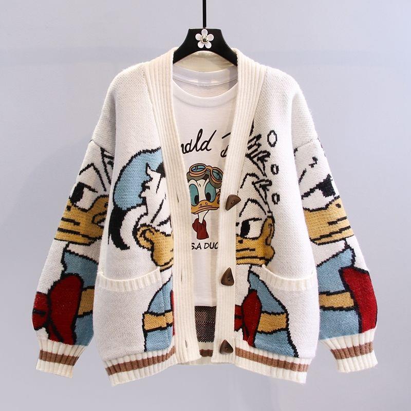 Dames pull et cardigan brodé avec motif Disney ludique Chic und Stil