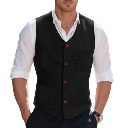 Gilet multifonctionnel pour hommes avec poches pratiques Chic und Stil