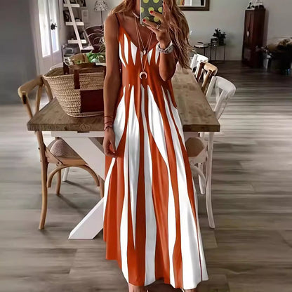 Robe Maxi Femme Longue avec une coupe sans bretelles résistante et toute la longueur Chic und Stil