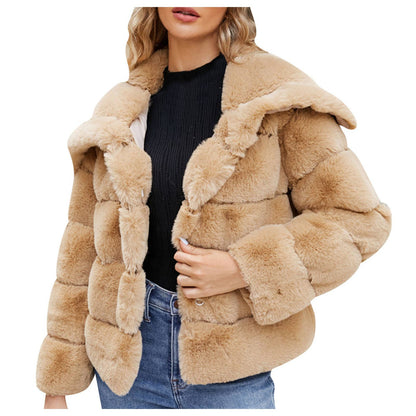 Women’s hooded jacket with padded design Chic and Style