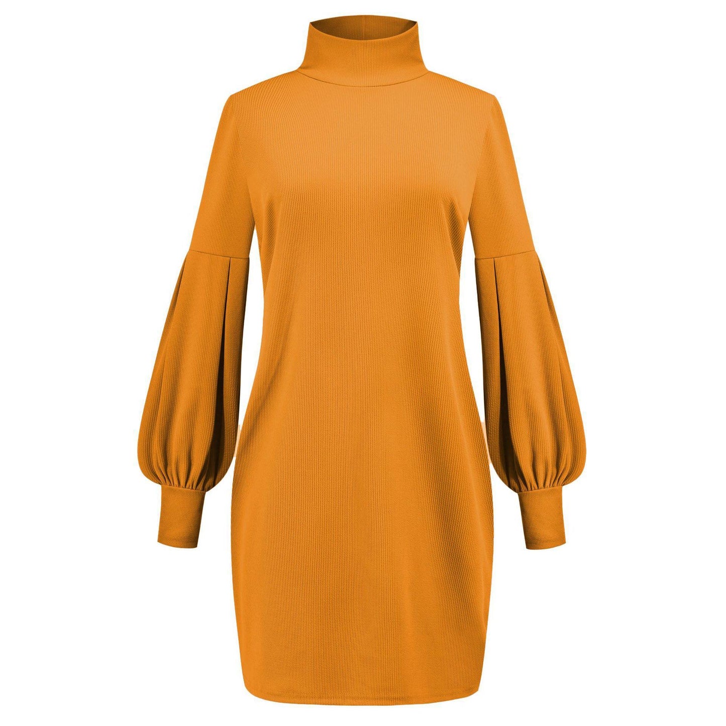 Robes pour femmes avec col haut et manches volumineuses Chic und Stil