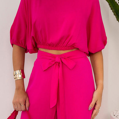 Dames ensemble tendance et élégant en deux pièces avec coupe ample Chic und Stil