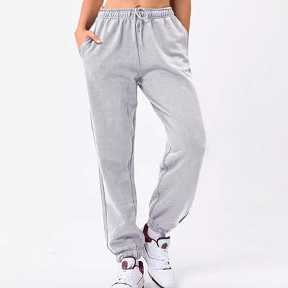 Dames confortable pantalon de sport avec taille élastique et poches latérales Chic und Stil