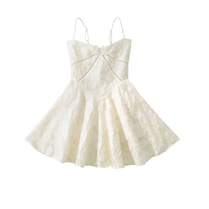 Robe dames avec motif floral en dentelle et bretelles réglables Chic und Stil