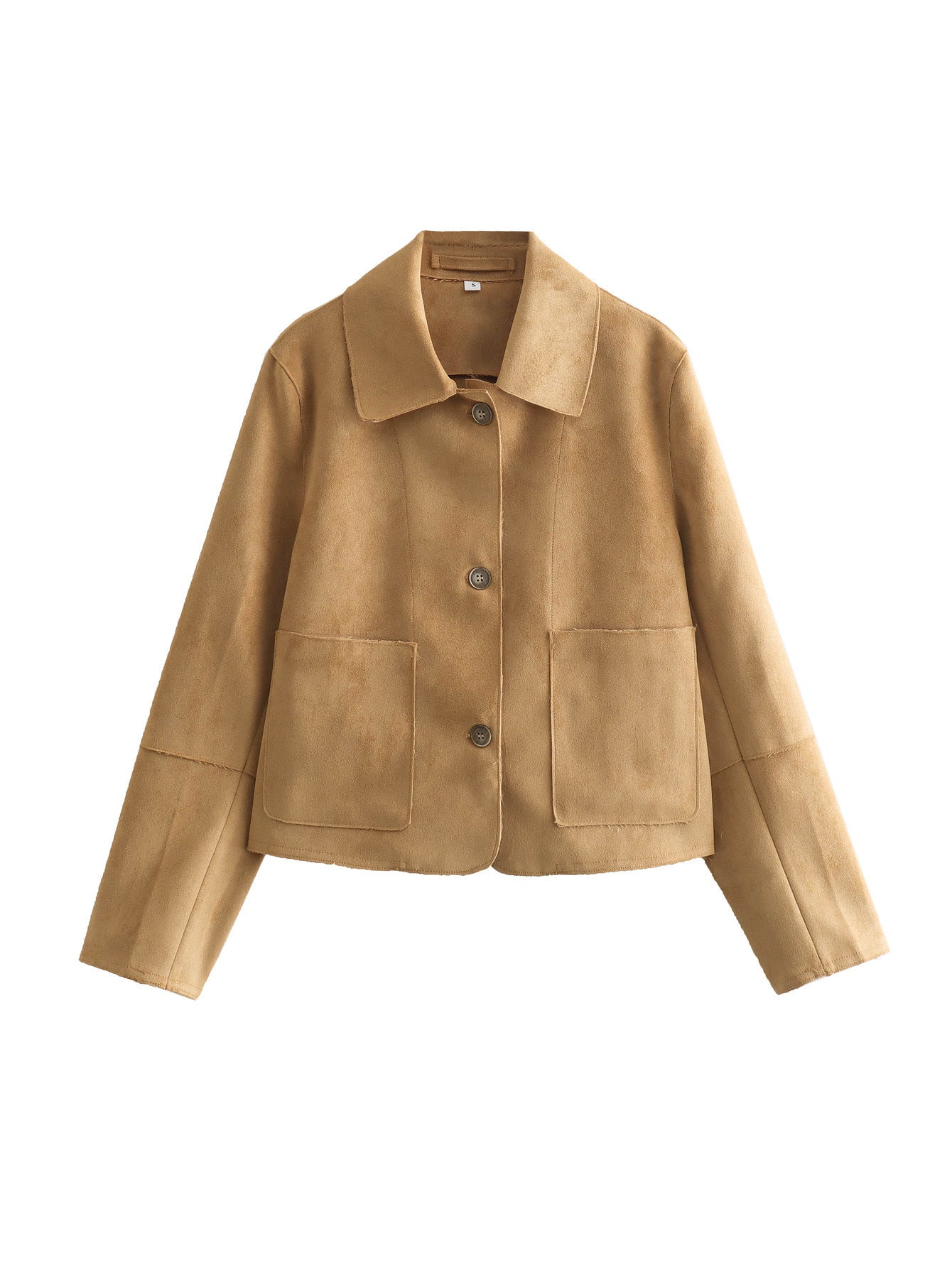 Women Slim Suede Jacket Chic and Style