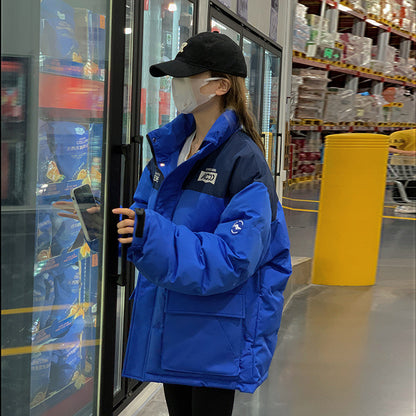 Dames isolée oversized manteau d'hiver avec poches pratiques Chic und Stil