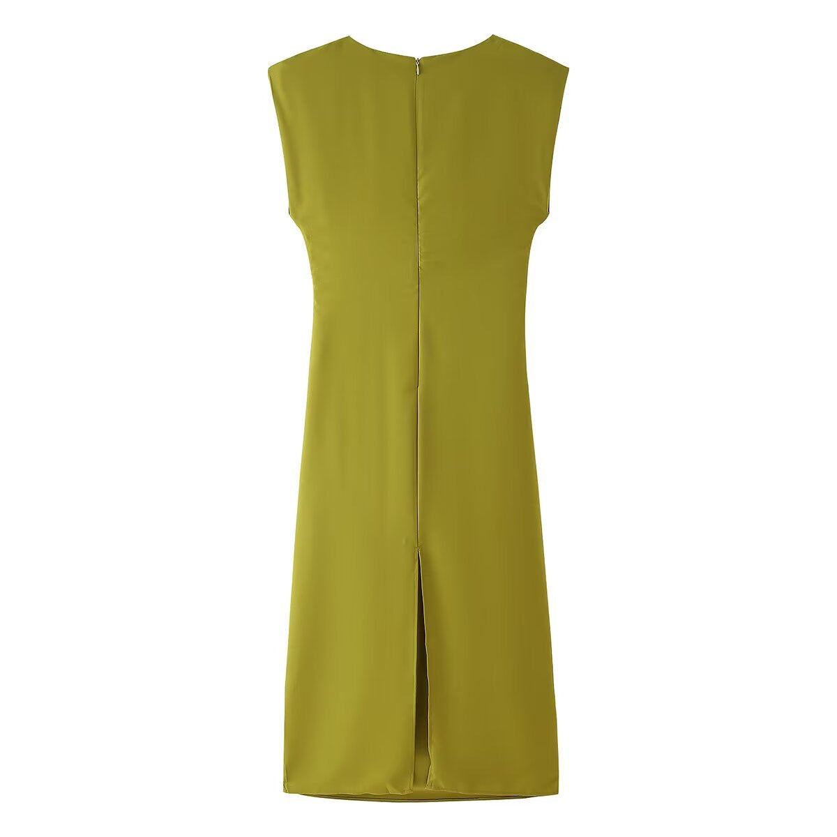 Robe en jersey élégante pour femmes avec volants détaillés et élément de bijou raffiné Chic und Stil