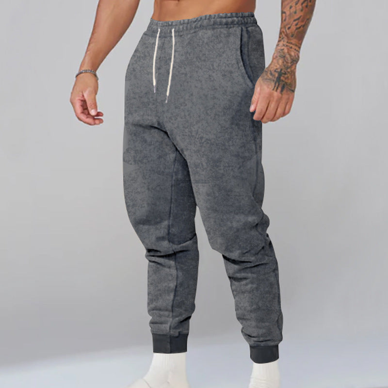 Comfortable sweatpants for men with elastic waist and sporty style Chic and Style