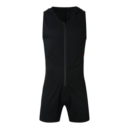 Dames Combinaisons sportives avec capuche et fermeture éclair Chic und Stil