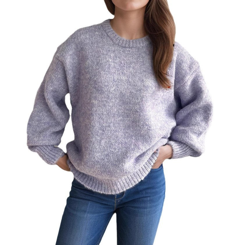 Pull over-sized décontracté pour femmes avec motif de maille texturé Chic und Stil